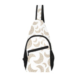 Cool gold moon abstract pattern All Over Print Chest Bag