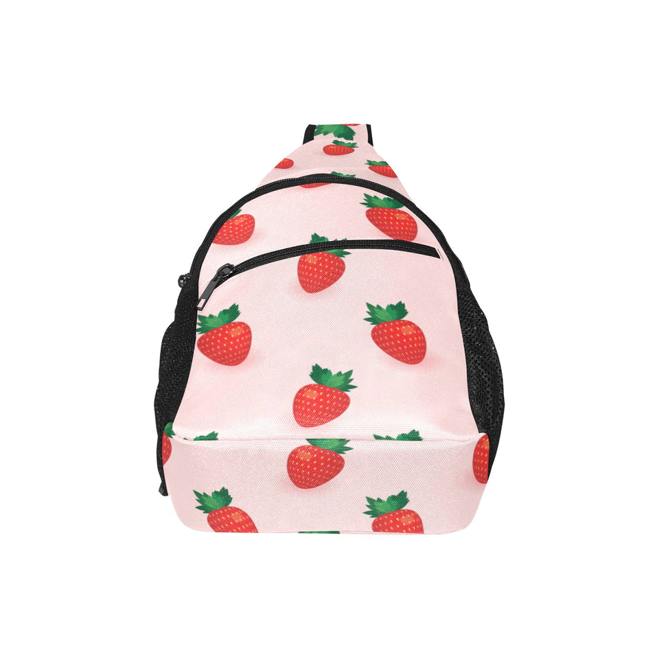 Strawberry beautiful pattern All Over Print Chest Bag