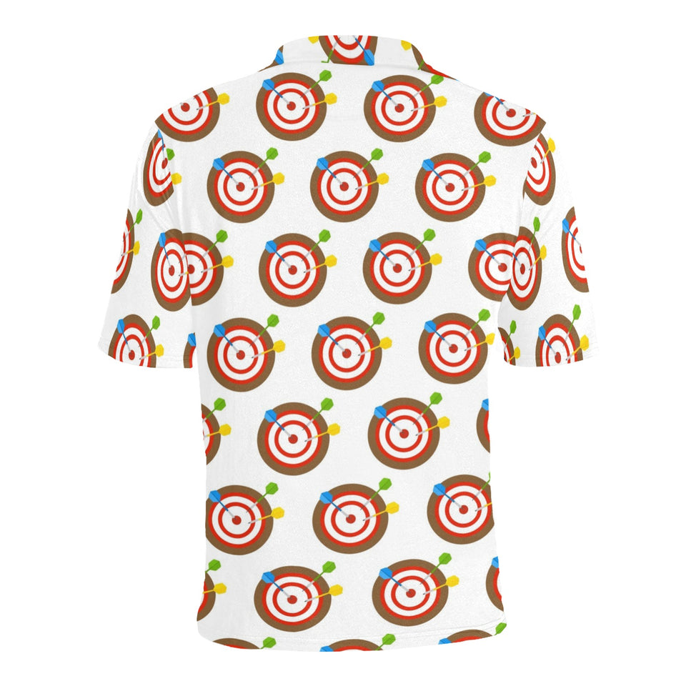 Darts Pattern Print Design 04 Men's All Over Print Polo Shirt