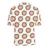 Darts Pattern Print Design 04 Men's All Over Print Polo Shirt