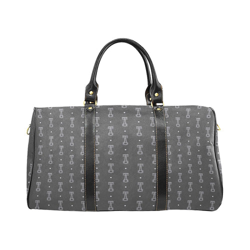 Engine Piston Black Background Pattern Design 02 Travel Bag