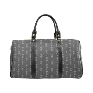 Engine Piston Black Background Pattern Design 02 Travel Bag