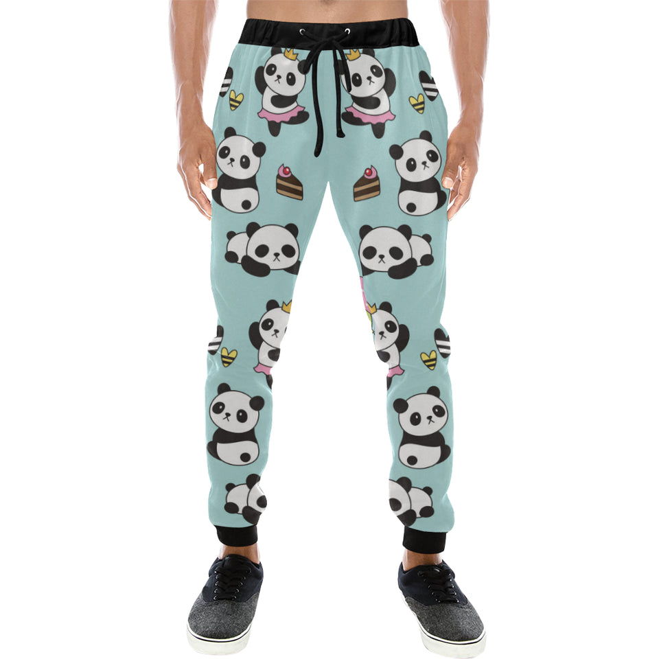 Cute baby panda pattern Unisex Casual Sweatpants