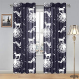 Chihuahua space helmet. astronaut pattern Gauze Curtain