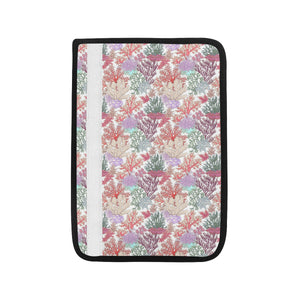 Coral Reef Pattern Print Design 03 Car Seat Belt Cover