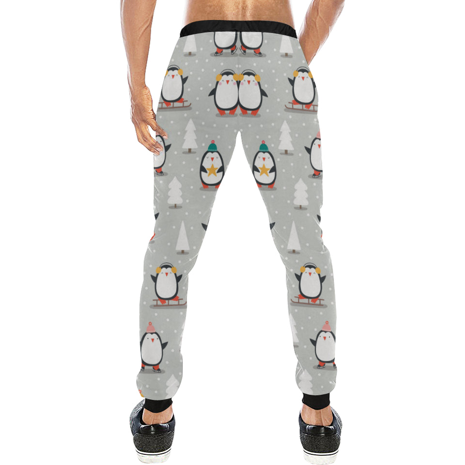 Cute Penguin christmas pattern Unisex Casual Sweatpants