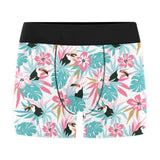 Toucan tropical flower leave pattern Men's All Over Print Boxer Briefs Men's Underwear