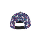 Colorful butterfly flower pattern.eps All Over Print Snapback Cap