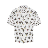 Chihuahua dog pattern Men's All Over Print Hawaiian Shirt