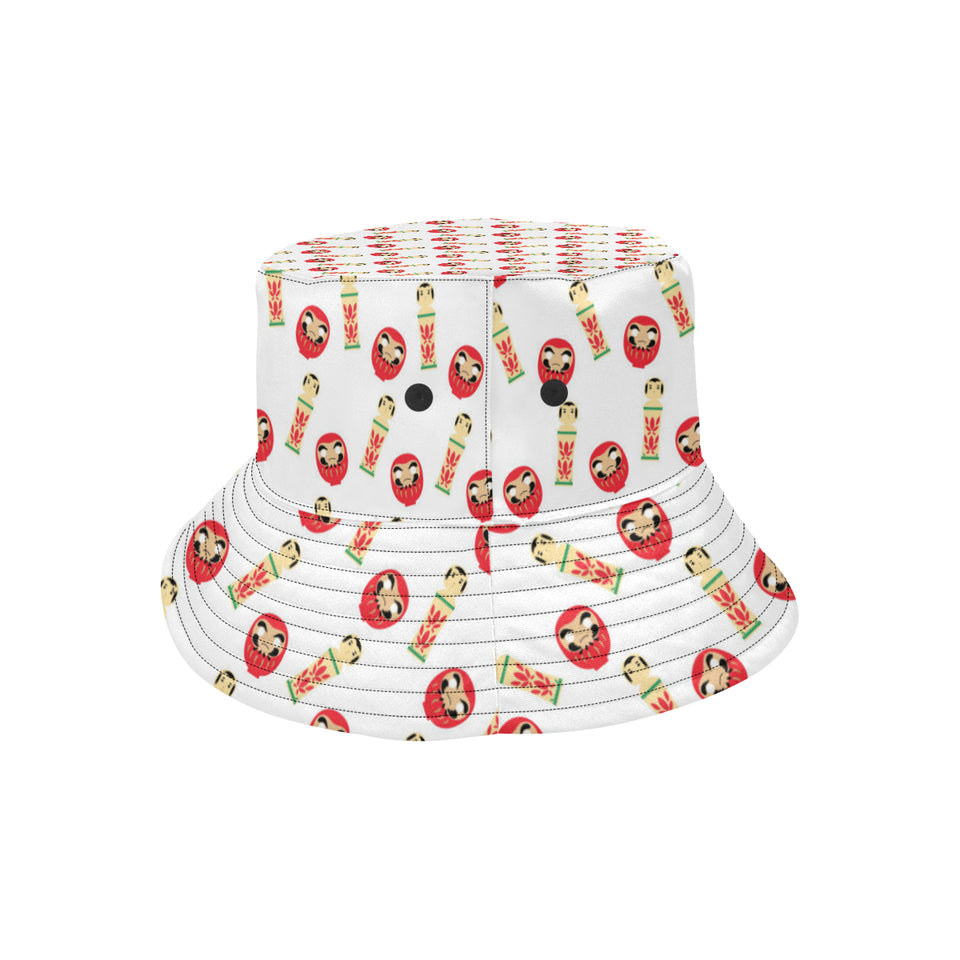 Daruma japanese wooden doll Unisex Bucket Hat