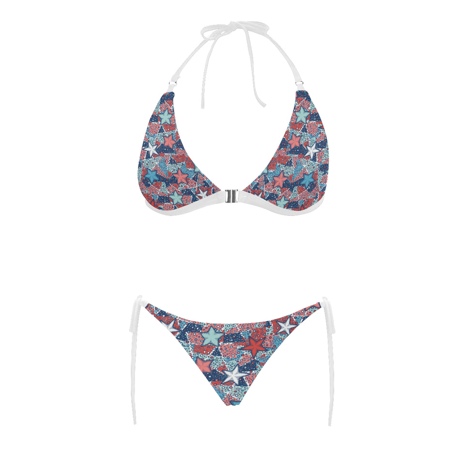 Hand drawn colorful starfish Sexy Bikinis Two-Piece Swimsuits