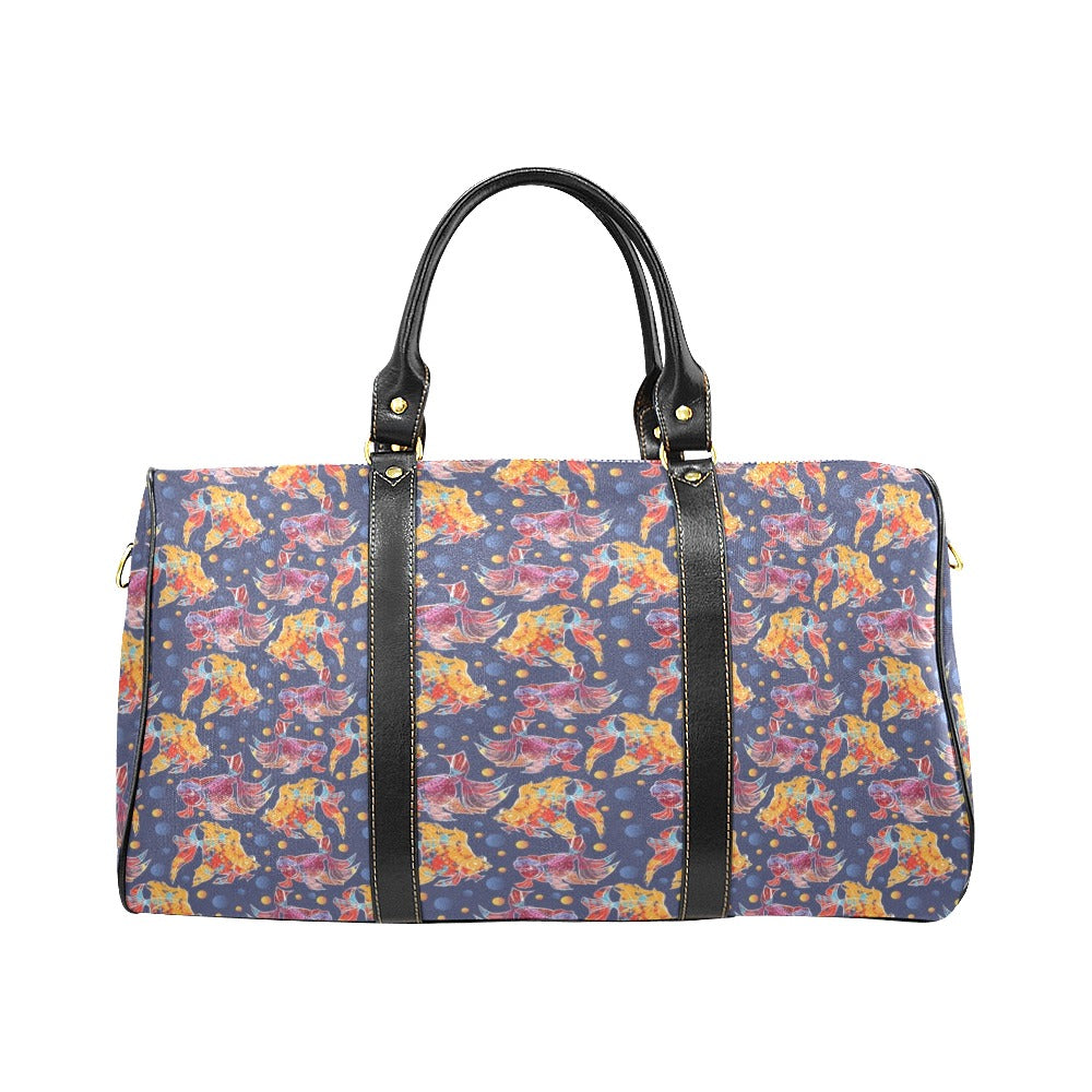 Goldfish Pattern Print Design 05 Travel Bag