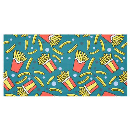 French fries red paper box pattern Tablecloth