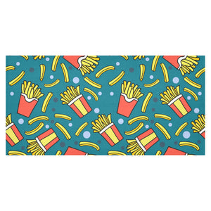 French fries red paper box pattern Tablecloth