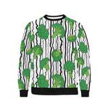 Cool Broccoli pattern Men's Crew Neck Sweatshirt