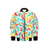 Colorful moon pattern Kids' Boys' Girls' Bomber Jacket