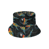Bowling balls flame pattern Unisex Bucket Hat