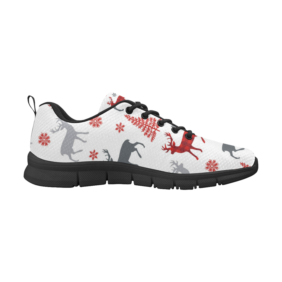 Deer tree snowflakes chrismas pattern Men's Sneaker Shoes