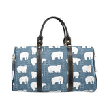 polar bear mother her child pattern Travel Bag
