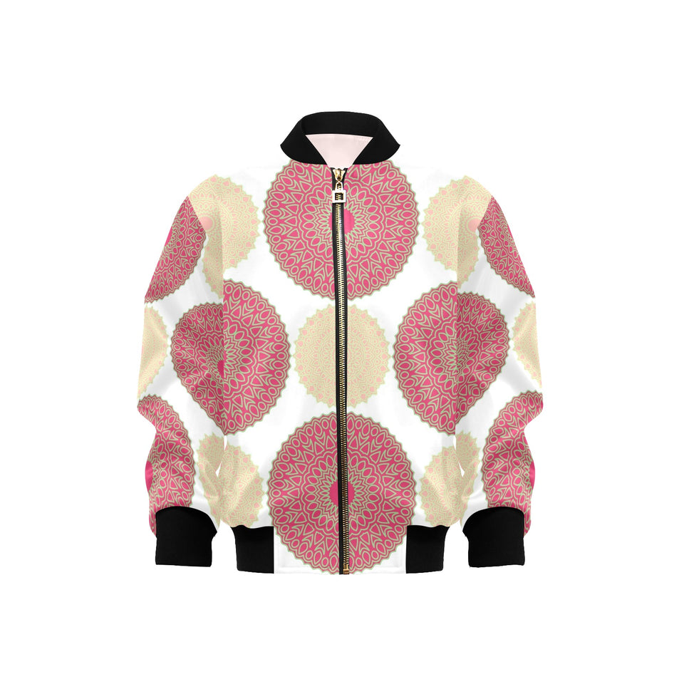Circle indian pattern Kids' Boys' Girls' Bomber Jacket