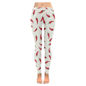 Chili peppers pattern Women's Legging Fulfilled In US