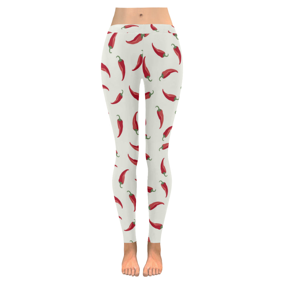 Chili peppers pattern Women's Legging Fulfilled In US