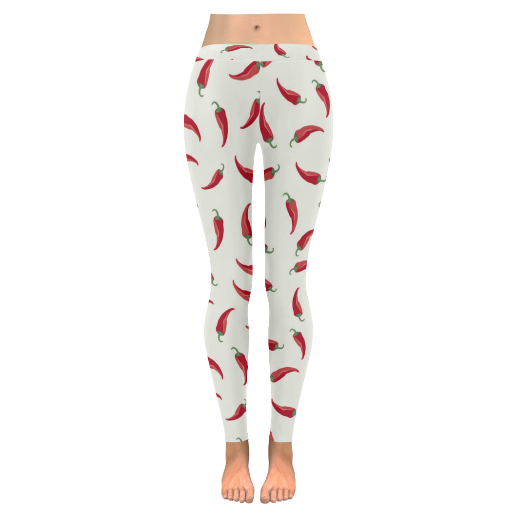 Chili peppers pattern Women's Legging Fulfilled In US