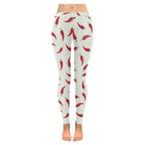 Chili peppers pattern Women's Legging Fulfilled In US