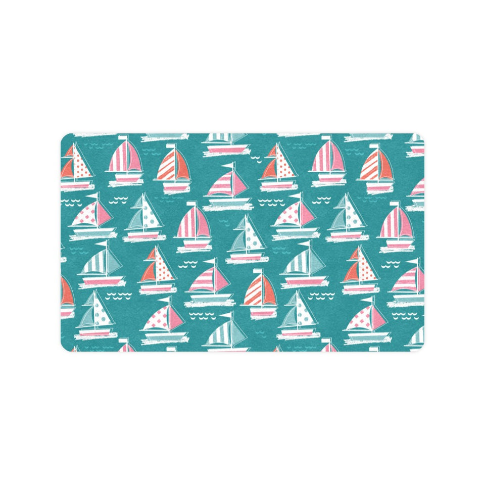 Cute sailboat pattern Doormat
