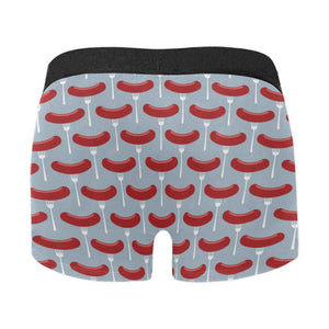 Sausage Pattern Print Design 02 Men's All Over Print Boxer Briefs Men's Underwear