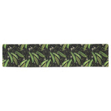 Green Peas Pattern Print Design 02 Table Runner