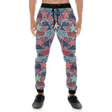 Hand drawn colorful starfish Unisex Casual Sweatpants