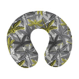 Hand drawn dragonfly pattern U-Shaped Travel Neck Pillow
