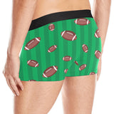 American football ball field background Men's All Over Print Boxer Briefs Men's Underwear