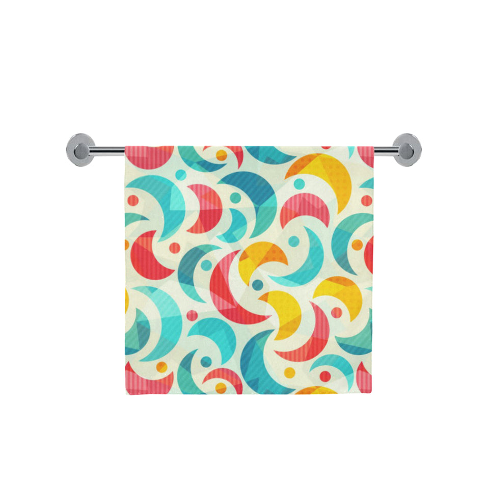 Colorful moon pattern Bath Towel