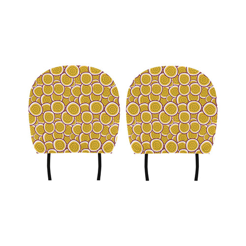 Passion fruits slice pattern Car Headrest Cover