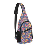 Goldfish Pattern Print Design 05 All Over Print Chest Bag