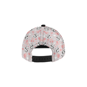 Cute panda ballon heart pattern All Over Print Snapback Cap