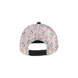 Cute panda ballon heart pattern All Over Print Snapback Cap