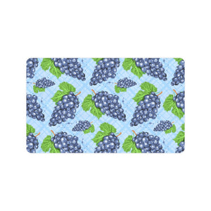 Watercolor grape pattern Doormat