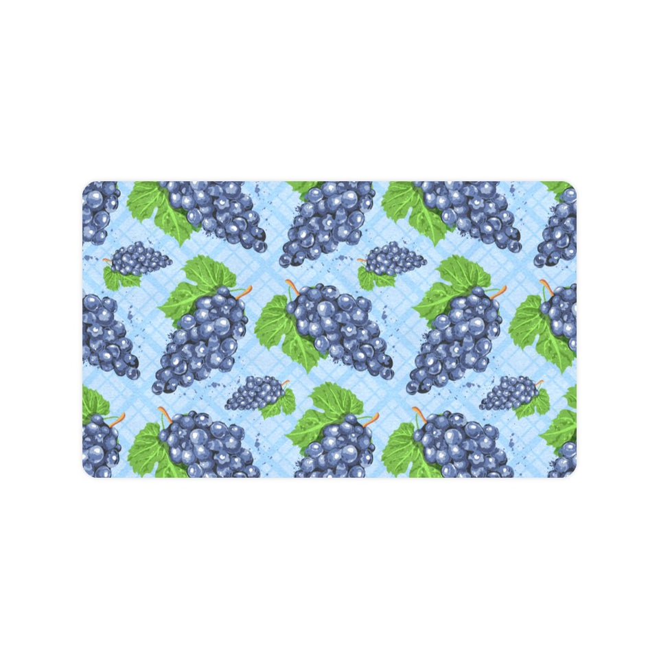 Watercolor grape pattern Doormat
