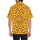 Passion fruit texture Men's All Over Print Hawaiian Shirt
