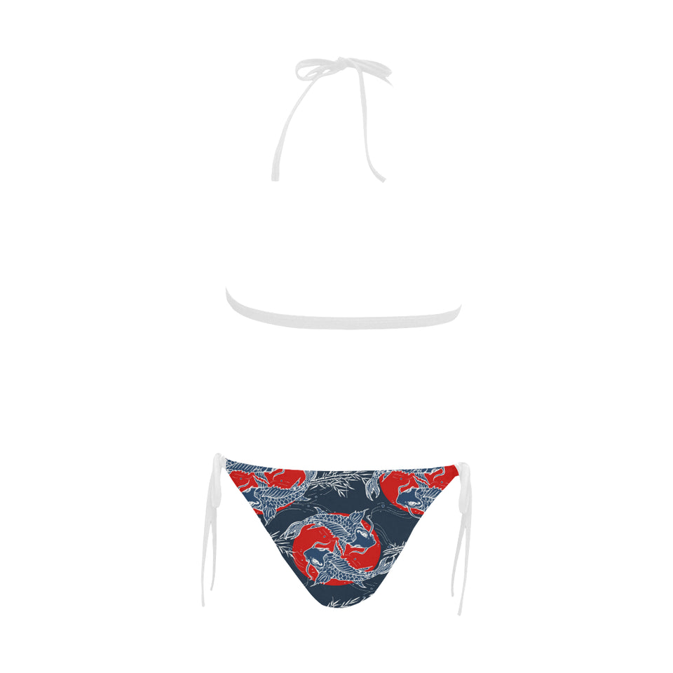Fancy Carps hand drawn japanese art Sexy Bikinis Two-Piece Swimsuits