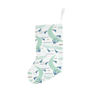 Crocodile diver pattern Christmas Stocking