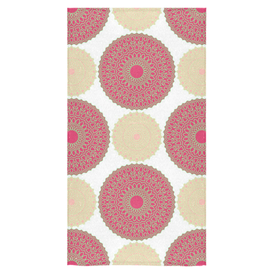 Circle indian pattern Bath Towel