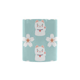 Maneki neko cat sakura Morphing Mug Heat Changing Mug