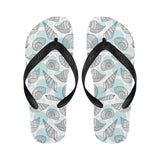 Shell polynesian tribal Unisex Flip Flops