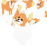 Brown pomeranian pattern Tablecloth