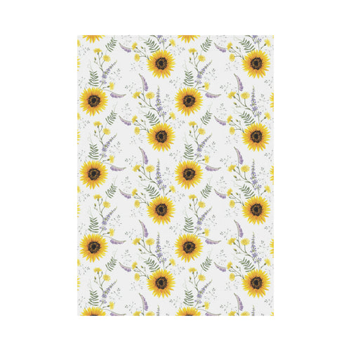 beautiful sunflowers pattern House Flag Garden Flag