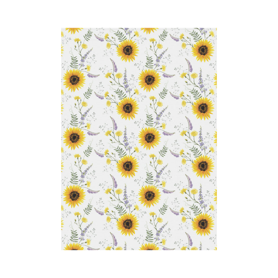 beautiful sunflowers pattern House Flag Garden Flag